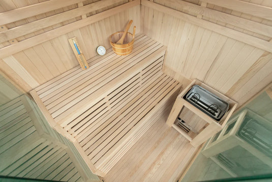 Tribe Saunas Lisbon 3 Corner Traditional Sauna