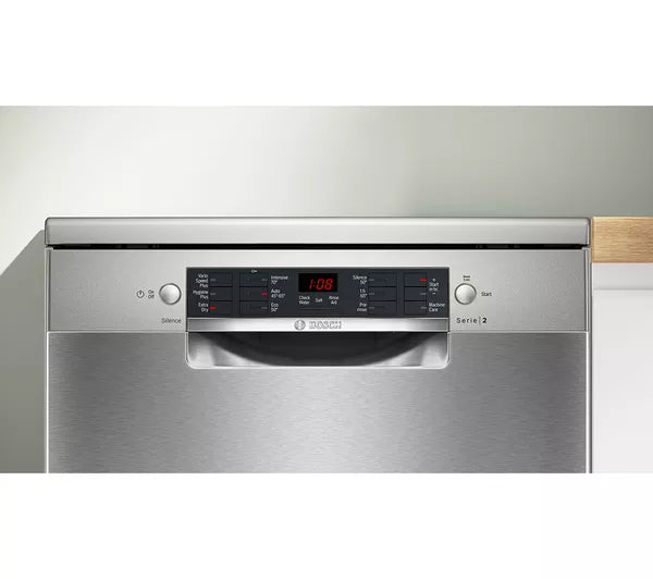Załaduj obraz do przeglądarki galerii, Bosch Series 2 Dishwasher | Silver Inox | SMS26AI08G
