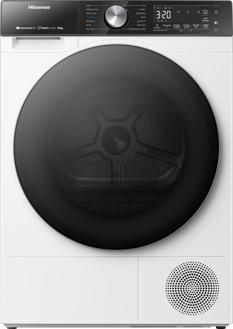 Załaduj obraz do przeglądarki galerii, Hisense 5S Series 10 kg WiFi Heat Pump Tumble Dryer | White | DH5S102BW
