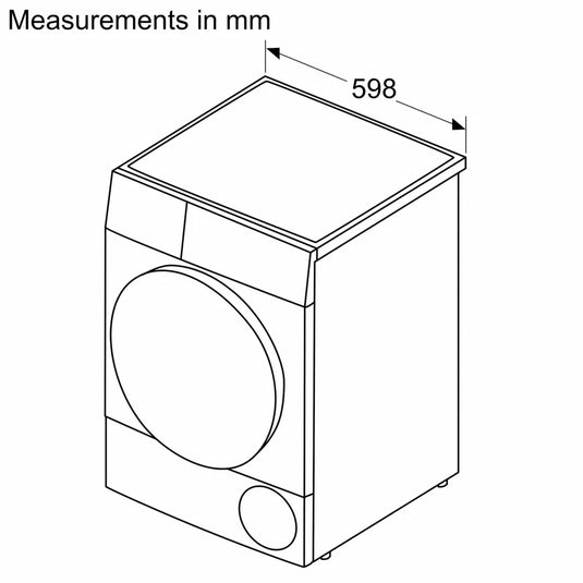 Bosch Series 4 Condenser Dryer | 8KG | White | WTN83203GB