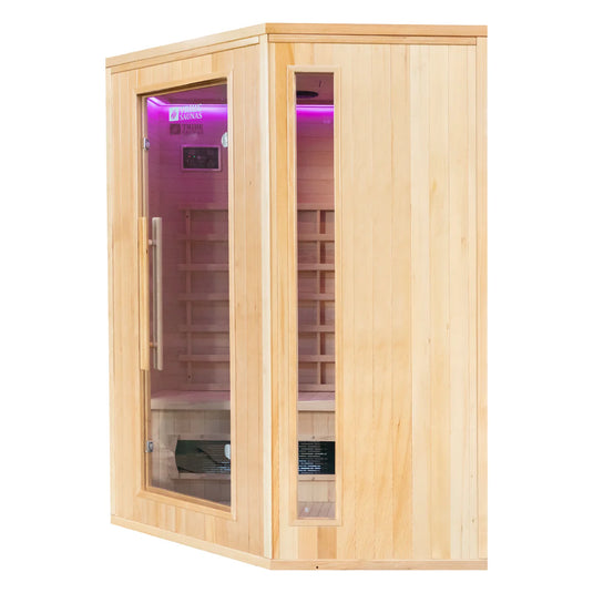 Tribe Saunas Madrid 3 Corner Infrared Sauna