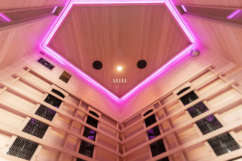 Załaduj obraz do przeglądarki galerii, Tribe Saunas Madrid 3 Corner Infrared Sauna
