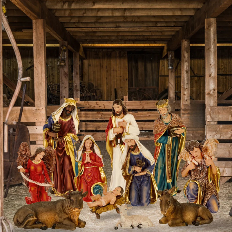 Załaduj obraz do przeglądarki galerii, Premier 69cm 11pc Nativity Scene | 69cm | N241246
