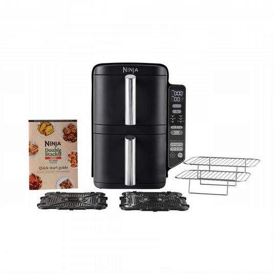 Ninja Double Stack 2-Drawer Air Fryer | 7.6L | Black | SL300UK