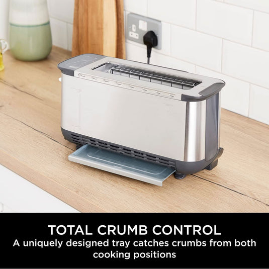 ninja foodi 3 in 1 toaster grill and panini press total crumb control