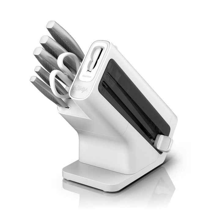 Ninja StaySharp 6-Piece Stainless Knife Set | Built-In Sharpener | White | K62006EUWH
