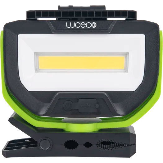 Завантажте зображення в засіб перегляду галереї, Luceco Rechargeable Twin Panel Folding Worklight with Powerbank | 2500LM | LILC250G65-01
