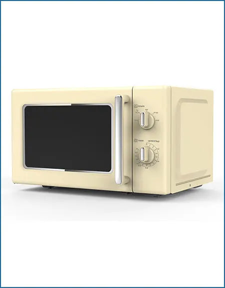Powerpoint Retro Style Microwave | 700W | Cream | P22720MRCR
