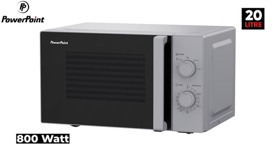 Powerpoint Microwave | 800W | Silver | P22820MS