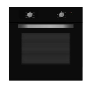 PowerPoint 70L Built-In Electric Single Fan Oven – Black | P24EMDBL