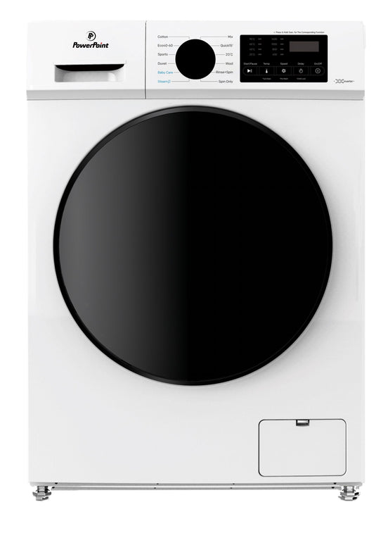 Powerpoint Washing Machine | 10KG | 1400 Spin | White | P351410SKW-A