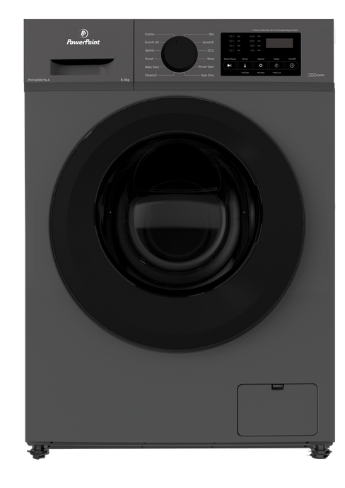 Powerpoint Washing Machine | 8KG | 1400 Spin | Inox | P35148SSYIN-A