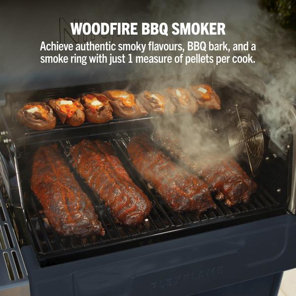 Завантажте зображення в засіб перегляду галереї, Ninja FlexFlame Outdoor Cooking System 5-in-1 Grill &amp; Smoker | PG301UKBL
