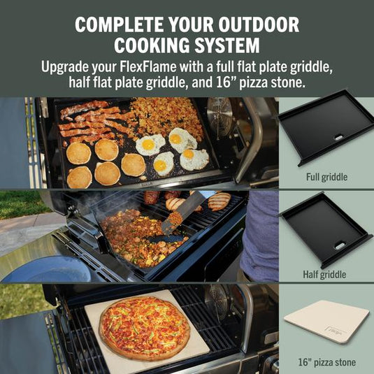 Ninja FlexFlame Outdoor Cooking System 5-in-1 Grill & Smoker | PG301UKBL