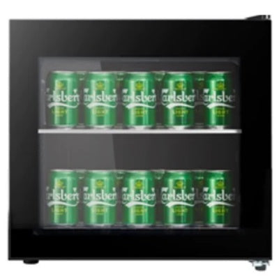 PowerPoint Tabletop Fridge with Glass Door | 48x44x49cm | P446MDBC-E