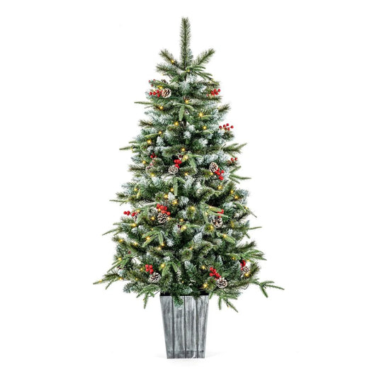 Amal Premier Pre-Lit New Jersey Spruce with 150 Multi Action Warm White LEDs - 1.5m | 302110
