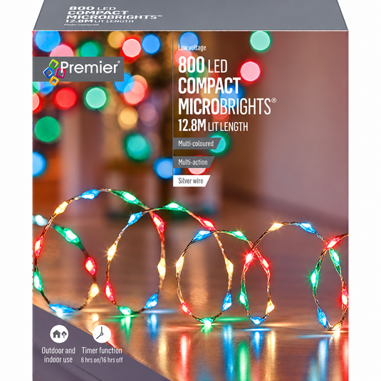 Premier 800 Led Compact MicroBright with Timer and Multi LEDs | LV232592M