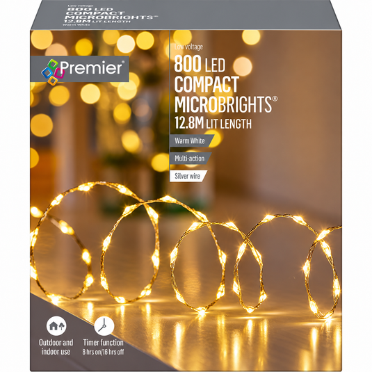 Premier  800 Led Compact MicroBright with Timer and Warm White LEDs | LV232592WW