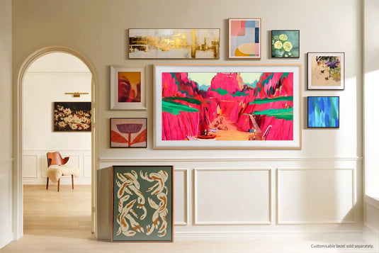 Samsung 75″ The Frame Pro Neo Qled 4K Ai Smart Tv | with Mini Led | Art Mode | Wireless One Connect | QE75LS03FWUXXU