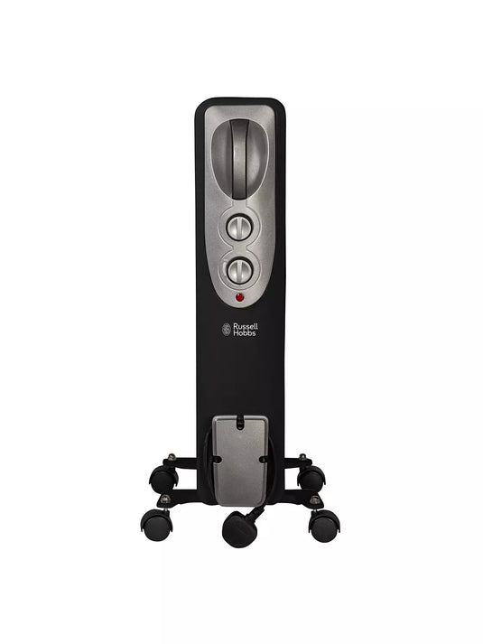Russell Hobbs 7 Fin Oil Filled Radiator | 1.5KW | Black | RHOFR5001B