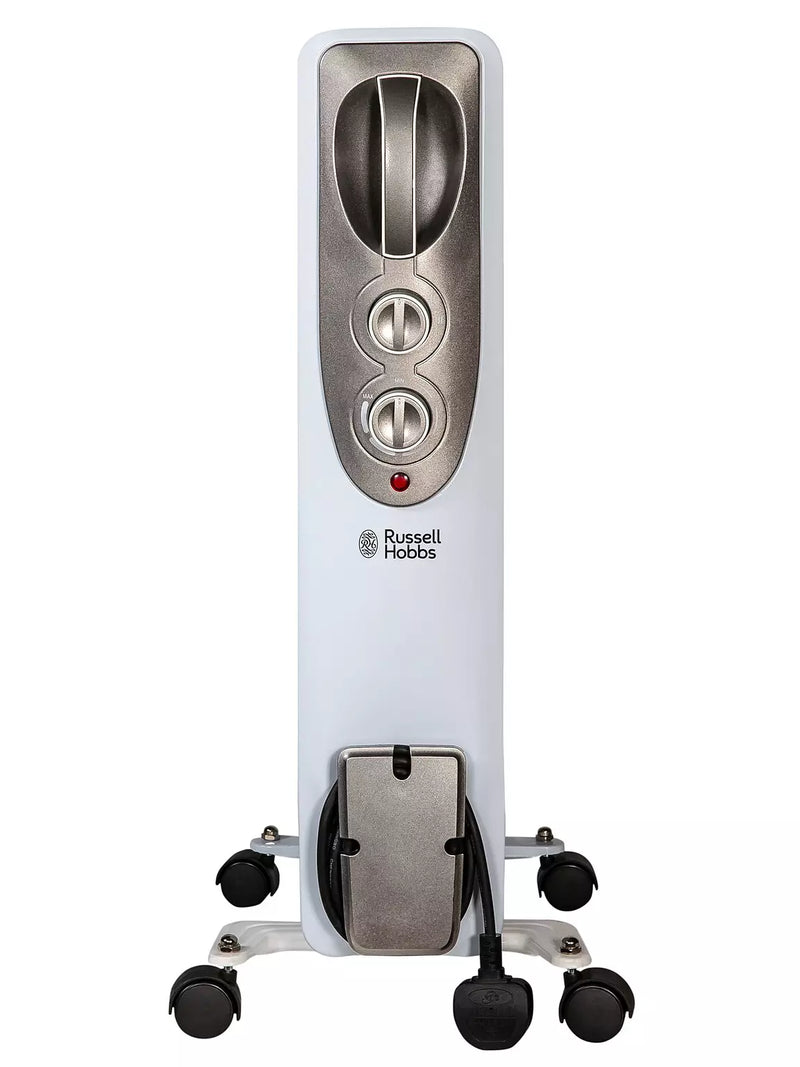Завантажте зображення в засіб перегляду галереї, Russell Hobbs 9 Fin Oil Filled Radiator | White | RHOFR5002
