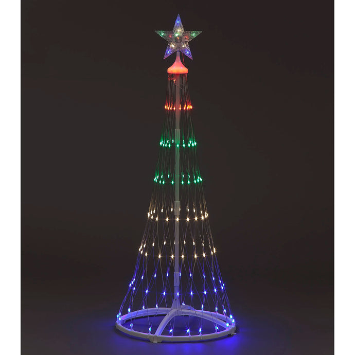 135cm Cone Tree w/160 Multi LEDs 8 Functions | RS06152