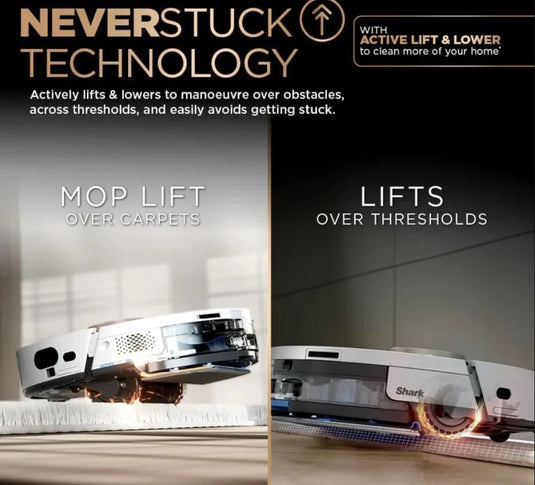 Shark PowerDetect NeverTouch Pro 2-in-1 Self-Empty Self-Refill & Self-Clean Robot Vacuum & Mop | RV2800ZEUK