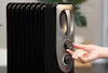 Russell Hobbs 9 Fin Oil Filled Radiator | Black | RHOFR5002B