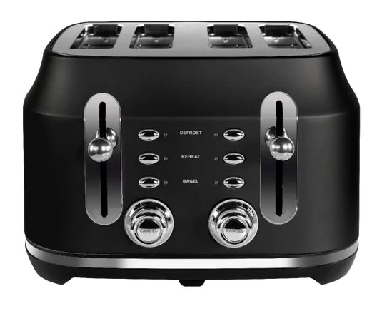 Rangemaster Classic 4 Slice Toaster | Black | RMCL4S201BK