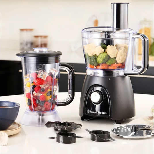 Russell Hobbs Desire Food Processor | Matte Charcoal | 600W | 27111