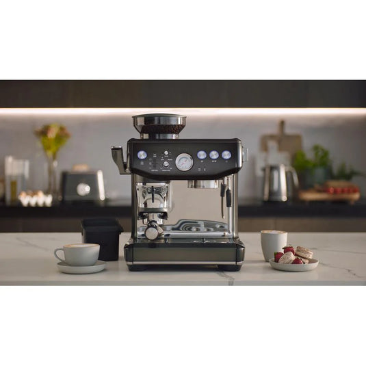Sage The Barista Express Impress Coffee Maker | Black Stainless Steel | SES876BST4GUK1