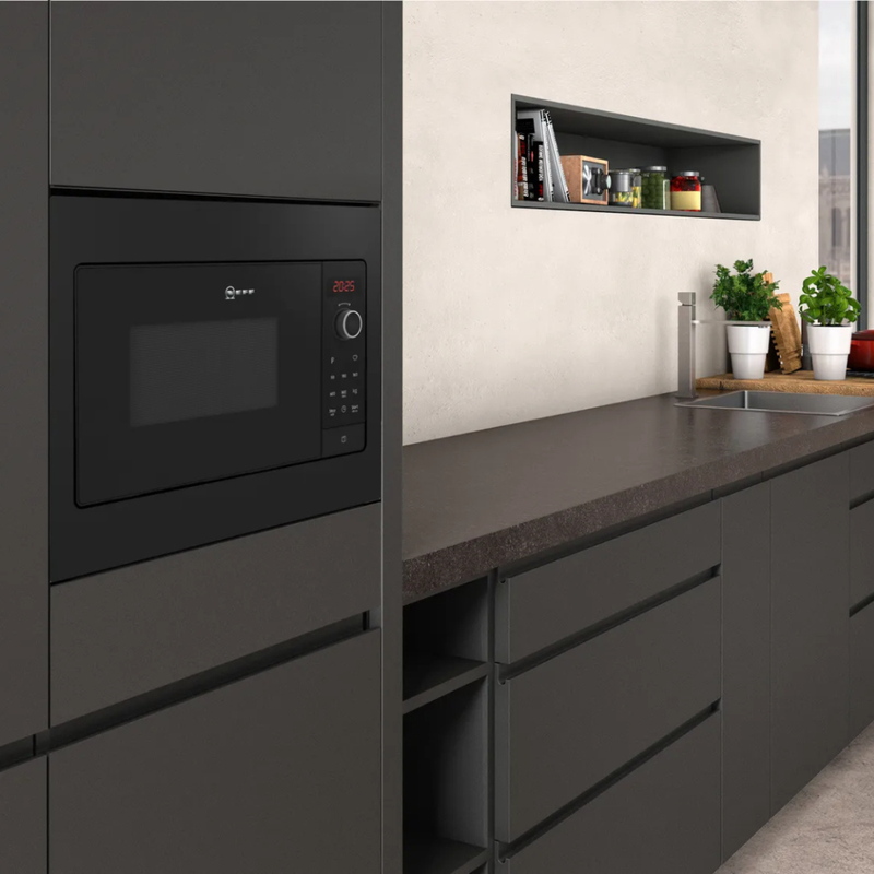Завантажте зображення в засіб перегляду галереї, Neff N30 Built-In Microwave | Black | HLAWG25S3B
