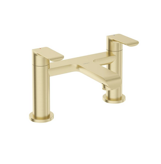 SCOPE Deck Mounted Bath Filler Brushed Gold