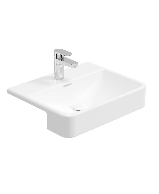 Sonas Horizon 520Mm Semi Recessed Washbasin 1Th | USW0512