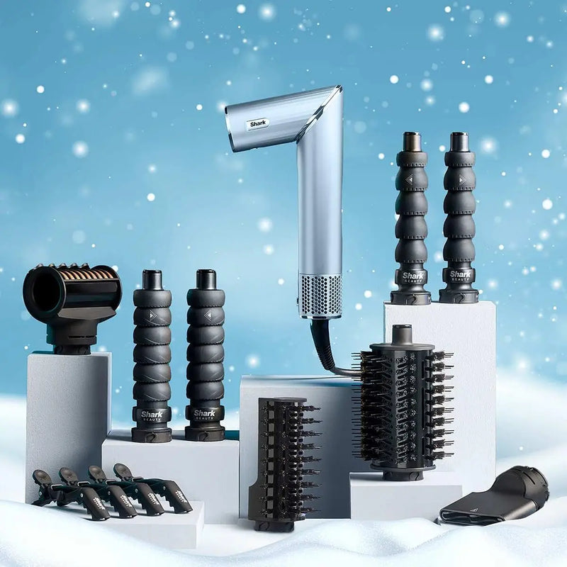 Load image into Gallery viewer, Shark FlexStyle Air Styler &amp; Hair Dryer | Glacial Blue | HD476WHUK
