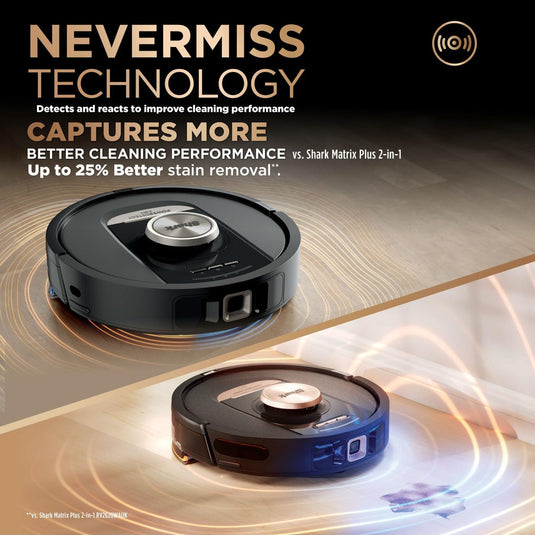 Shark PowerDetect NeverTouch Pro 2-in-1 Self-Empty Self-Refill & Self-Clean Robot Vacuum & Mop | RV2800ZEUK