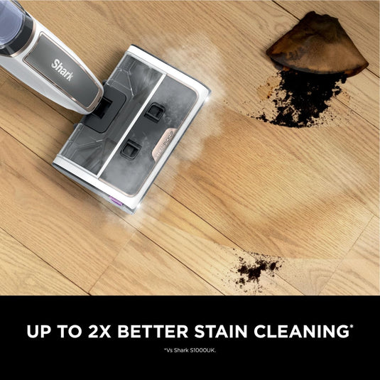 Shark SteamPickUp Bagless Hard Floor Vacuum Cleaner | White | SD200UK