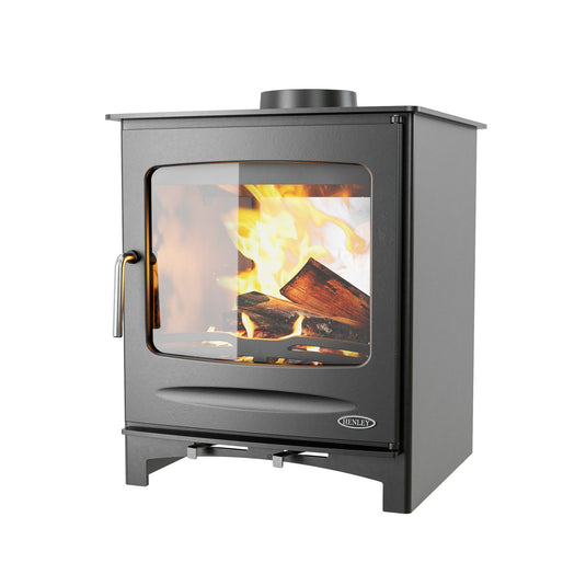 Henley Sherwood 10KW Double Sided Eco | Multifuel Stove | Matt Black | ST477
