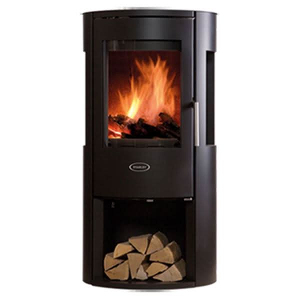 Stanley Solis F1100 Panoramic 11KW Stove | Wood Burning | Graphite | SOFSF1100