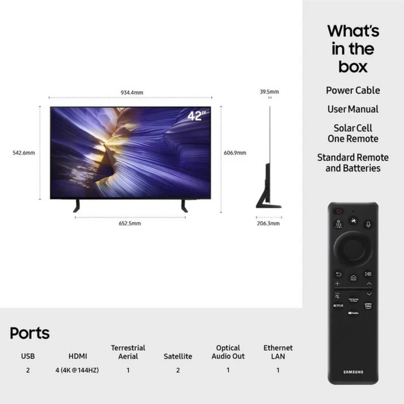 Load image into Gallery viewer, Samsung S90F 42" OLED Smart TV | QE42S90FAEXXU
