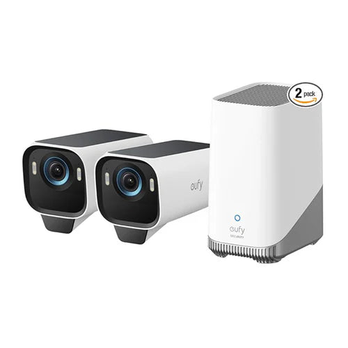 Eufy eufyCam S3 Pro | Wireless Outdoor Camera 2-Cam Kit | T88923W1