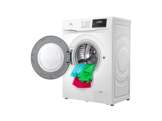 TCL Washing Machine with Steam Wash & Honeycomb Drum | 7KG | 1400 Spin | White | FF0714WA0UK