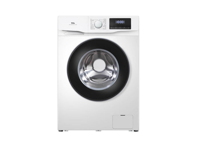TCL Washing Machine with Steam Wash & Honeycomb Drum | 7KG | 1400 Spin | White | FF0714WA0UK