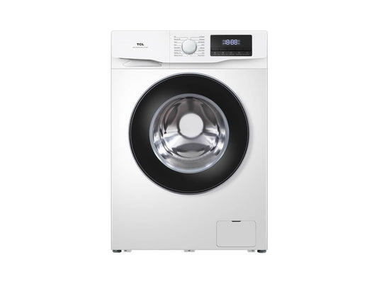 TCL Washing Machine with Steam Wash & Honeycomb Drum | 7KG | 1400 Spin | White | FF0714WA0UK