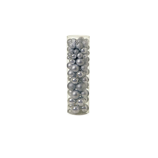 Premier 80pc Silver Shatterproof Baubles Pack | TD262321S