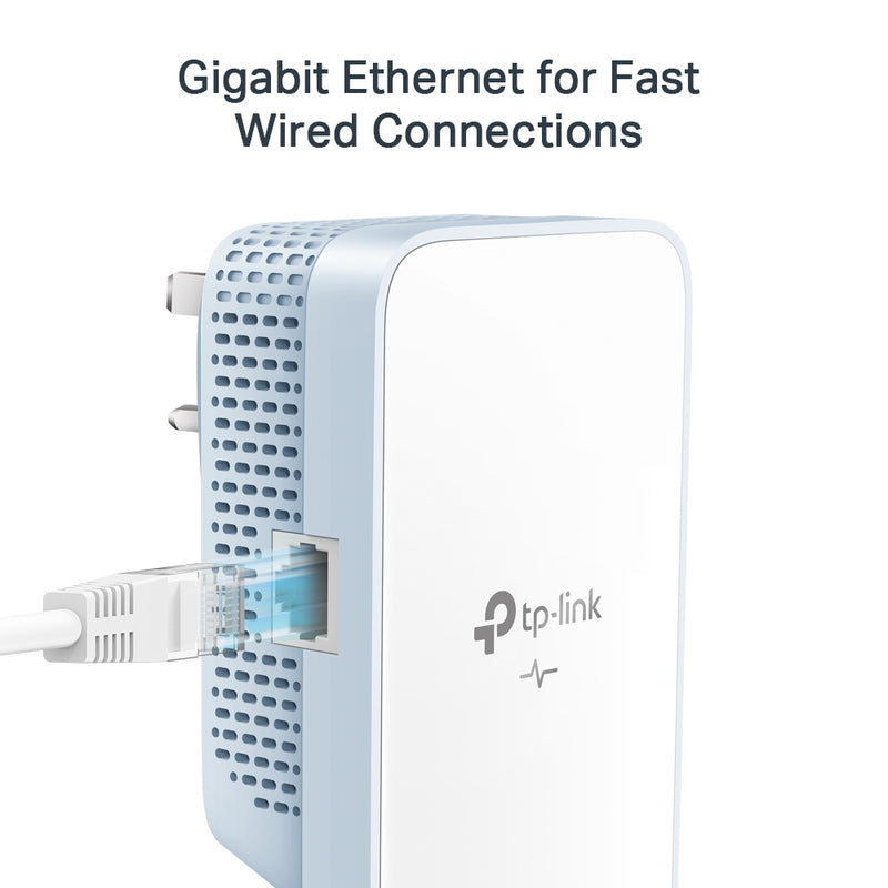 Załaduj obraz do przeglądarki galerii, TP LINK AV1000 1-port Gigabit &amp; AC750Mbps Wi-Fi Powerline Starter Kit | WPA7517KIT
