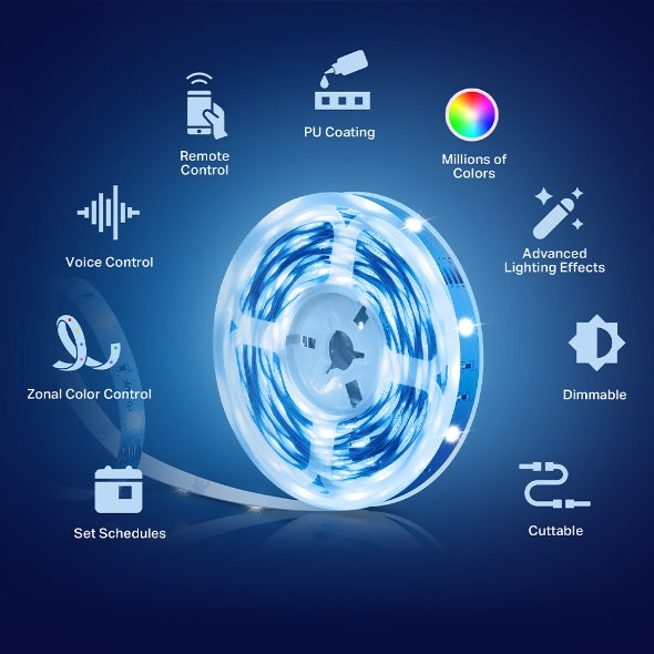 Load image into Gallery viewer, Tapo Smart Light Strip | Multicolour | 5m | Tapo L9205
