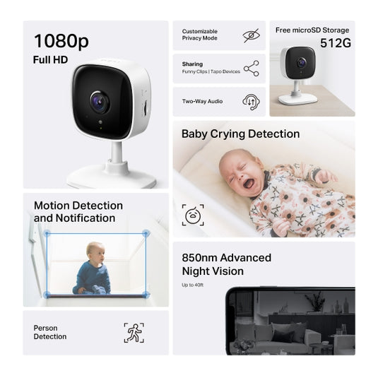 Tapo Home Security Wi-Fi Camera | TAPO C100