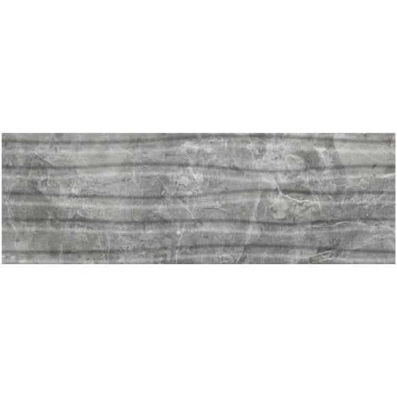 tundra sky tile in grey decor glossy, 30x90cm