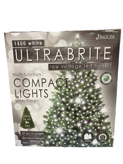 Jingles 1500 Led Ultrabrite White Lights | WOO-2631